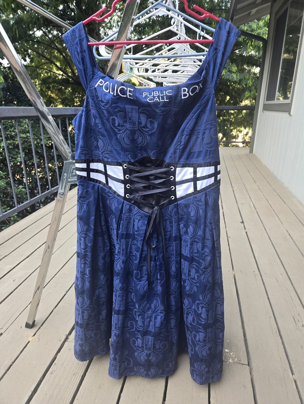 BBC Doctor Who TARDIS dress with Pockets CosplaY size 18
